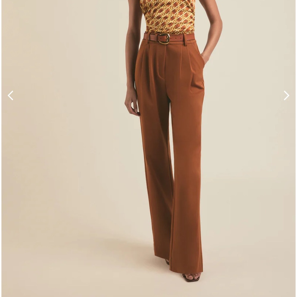 Favorite Daughter Satin Favorite Pant in Chocolate